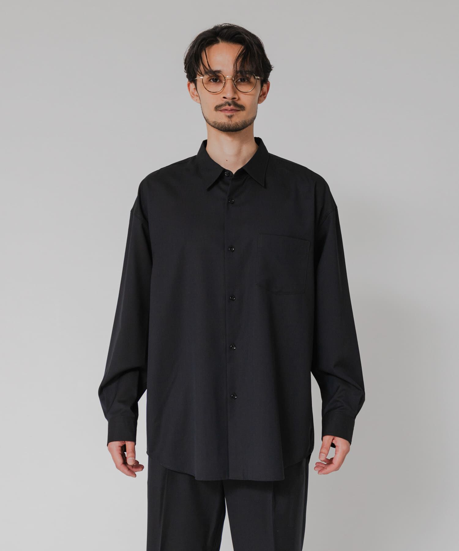 URBAN RESEARCH「『洗濯可/防シワ/接触冷感』WASHABLE WOOL OVER SHIRTS」|シャツ・ブラウス|