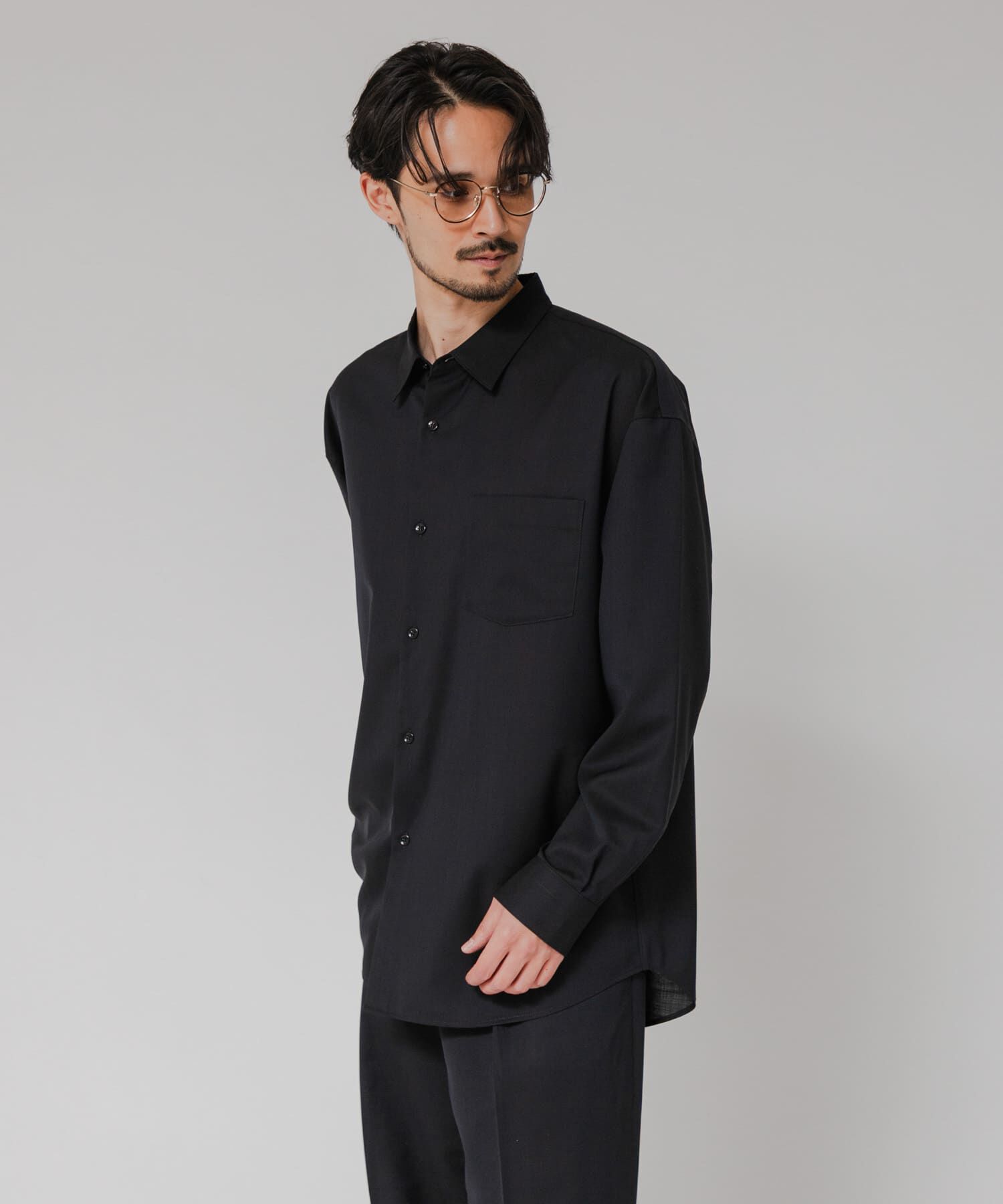 URBAN RESEARCH「『洗濯可/防シワ/接触冷感』WASHABLE WOOL OVER SHIRTS」|シャツ・ブラウス|