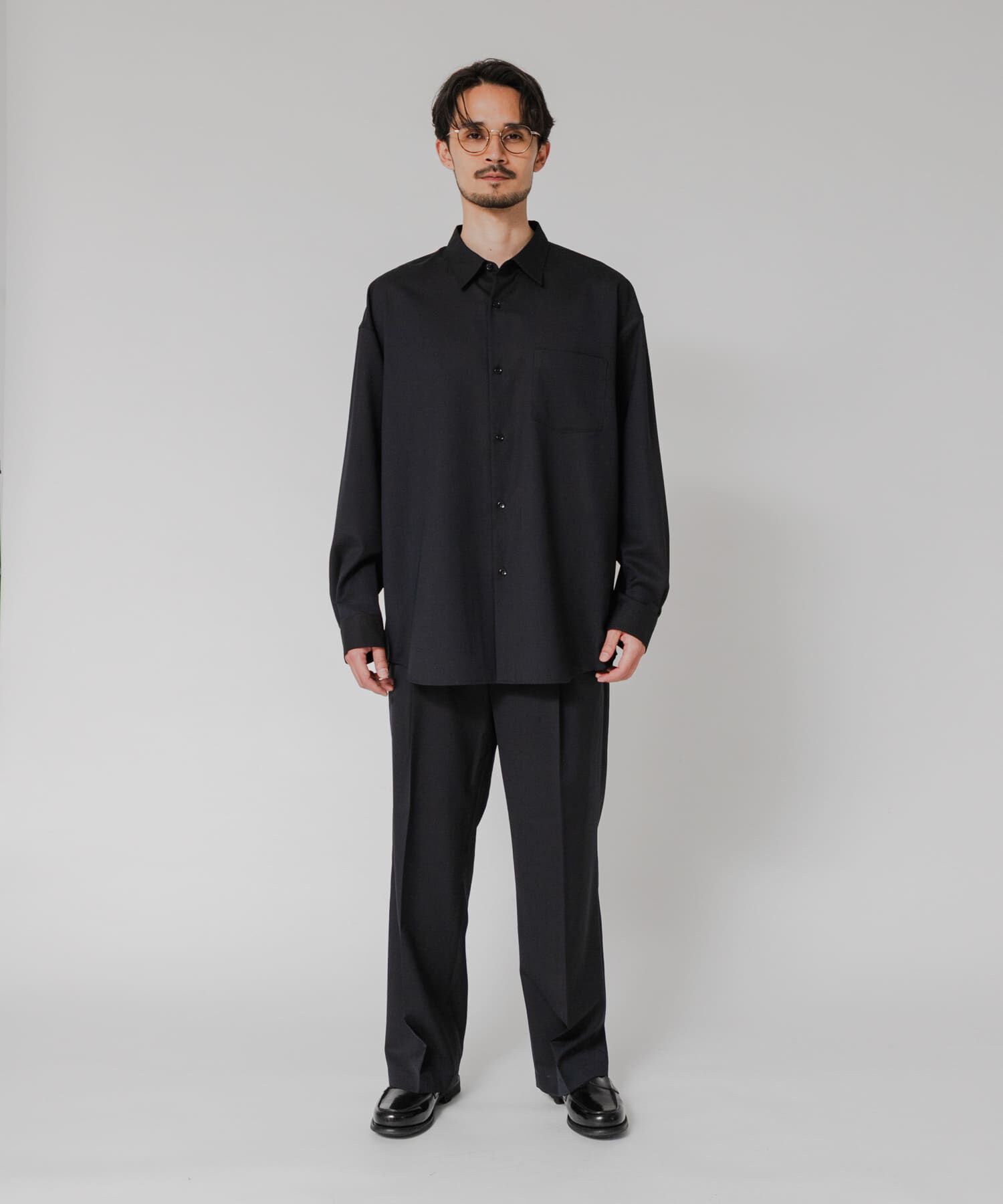 URBAN RESEARCH「『洗濯可/防シワ/接触冷感』WASHABLE WOOL OVER SHIRTS」|シャツ・ブラウス|
