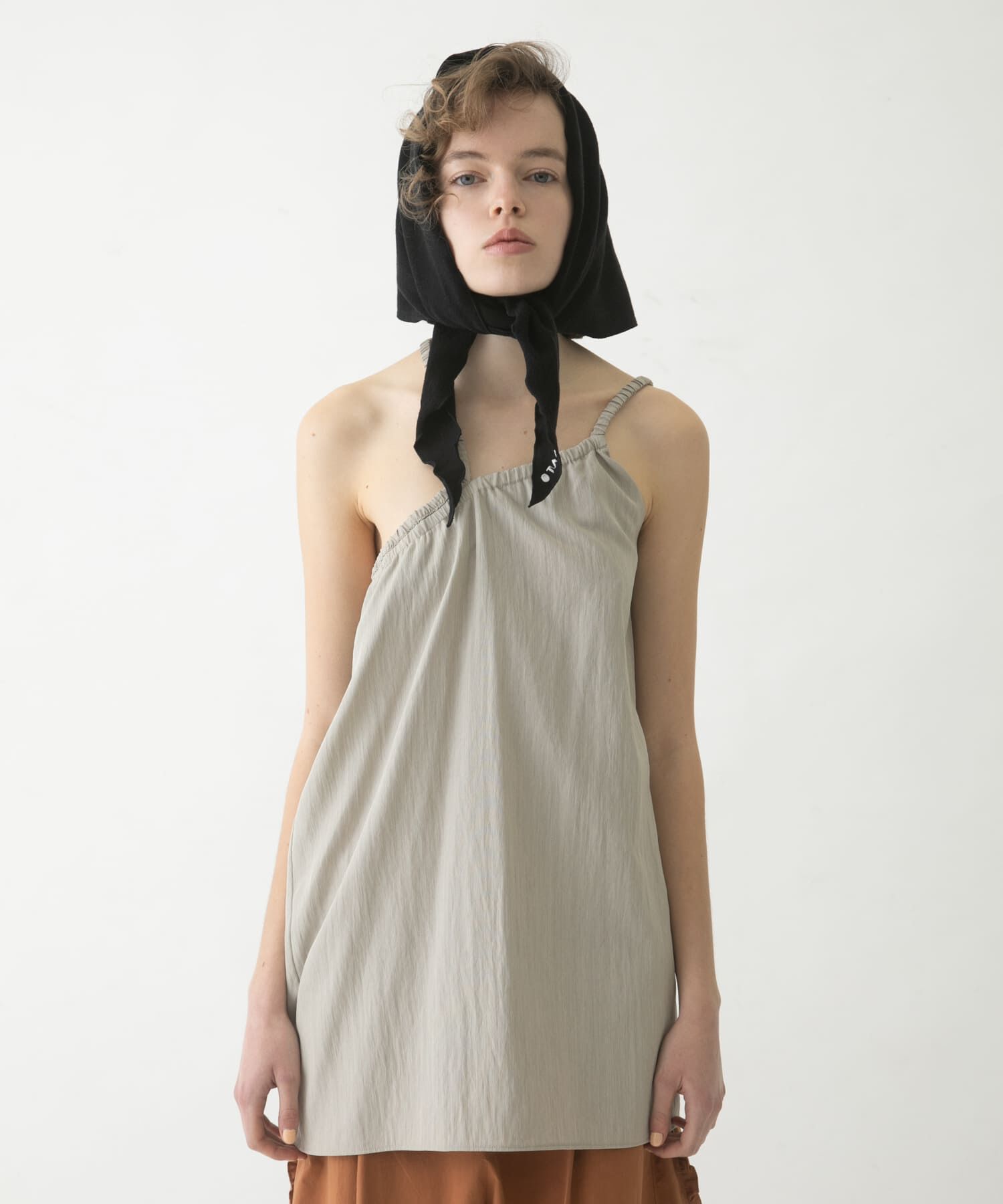 LAATO「gomme tunic camisole」|キャミソール|ライトグレー