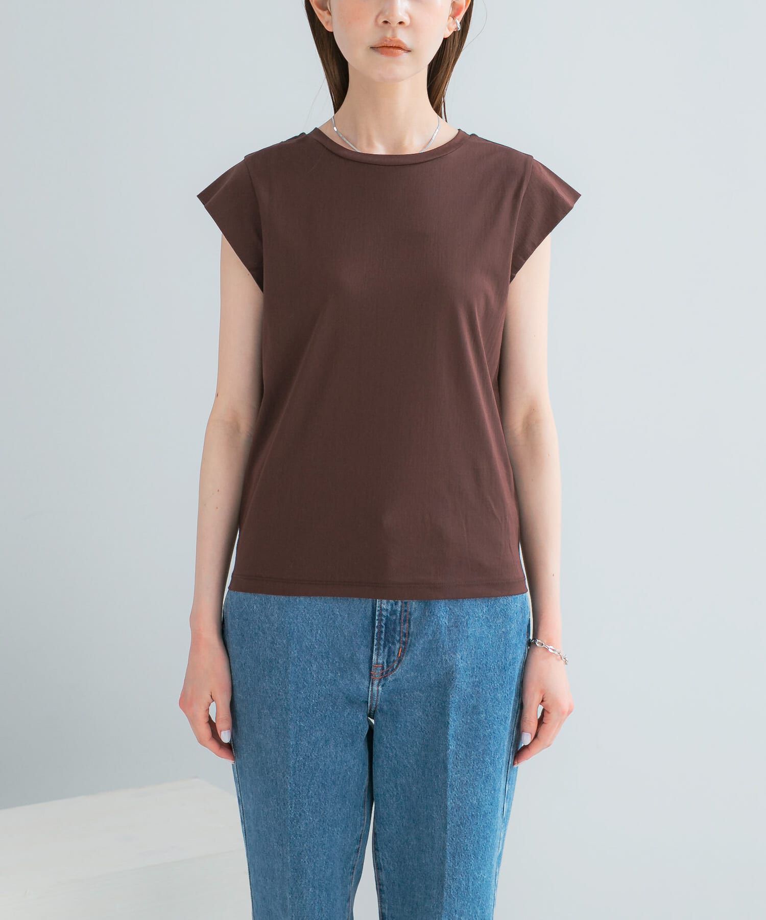 URBAN RESEARCH ROSSO「クールタッチスーピマコットンフレンチTシャツ」|Tシャツ・カットソー|