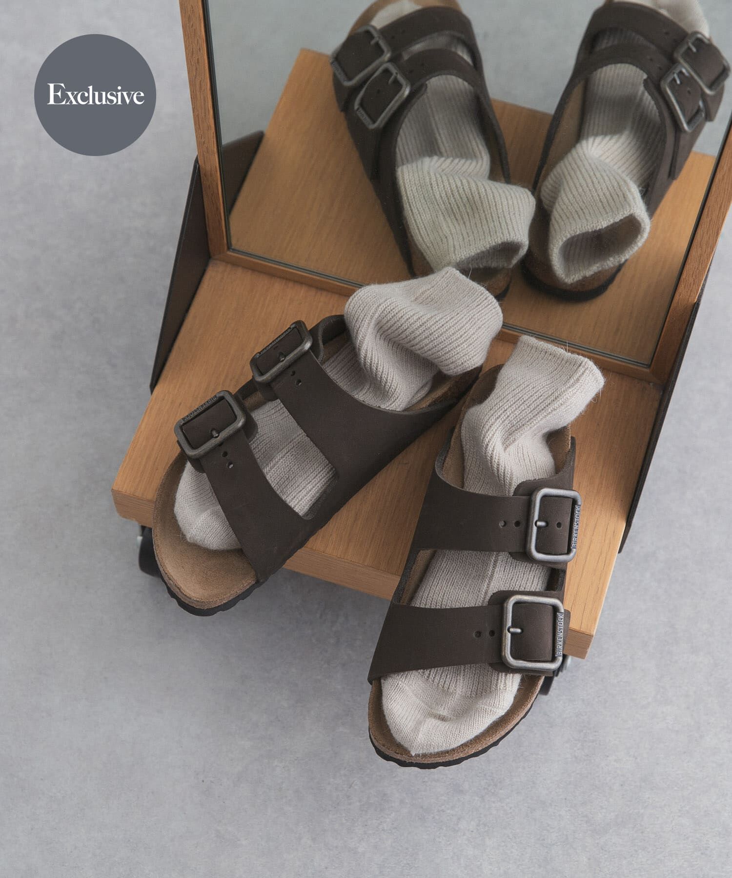 URBAN RESEARCH DOORS「BIRKENSTOCK　EXCLUSIVE ARIZONA WB(NR)」|サンダル|モカ