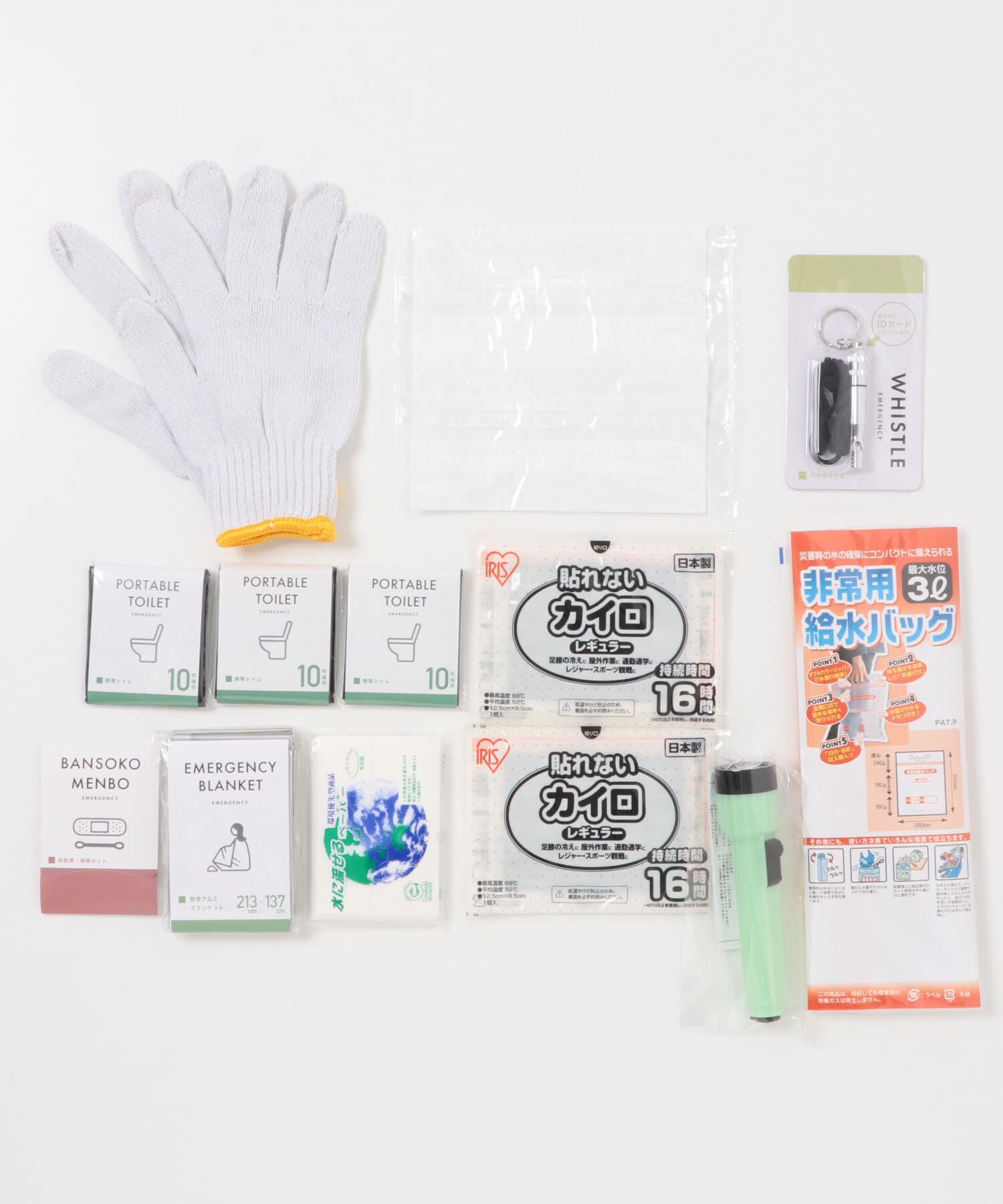 URBAN RESEARCH DOORS「omnioutil　座れる防災バケツセット 15点」|その他|