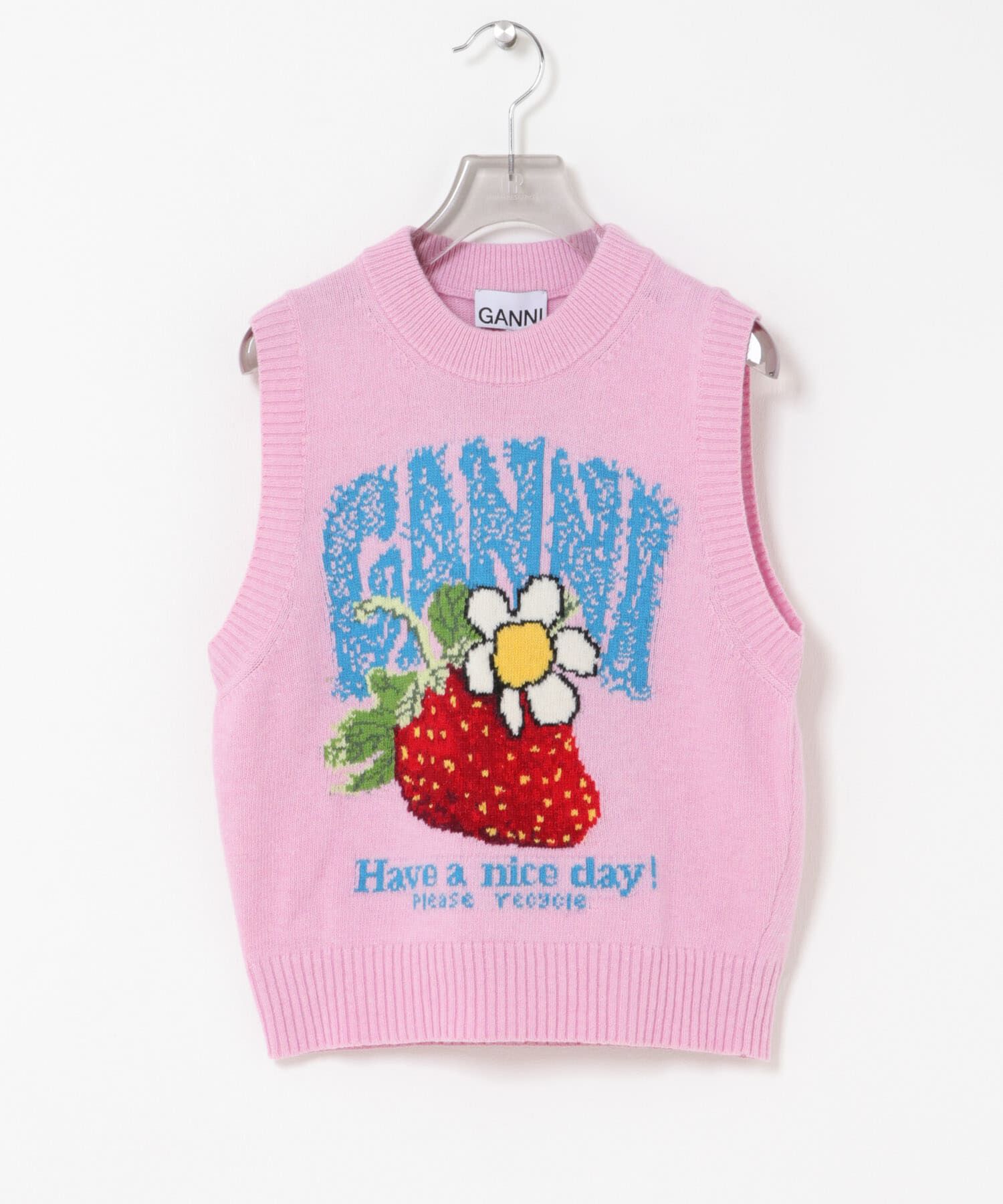 URBAN RESEARCH「GANNI　GRAPHIC WOOL VEST」|ベスト・ジレ|