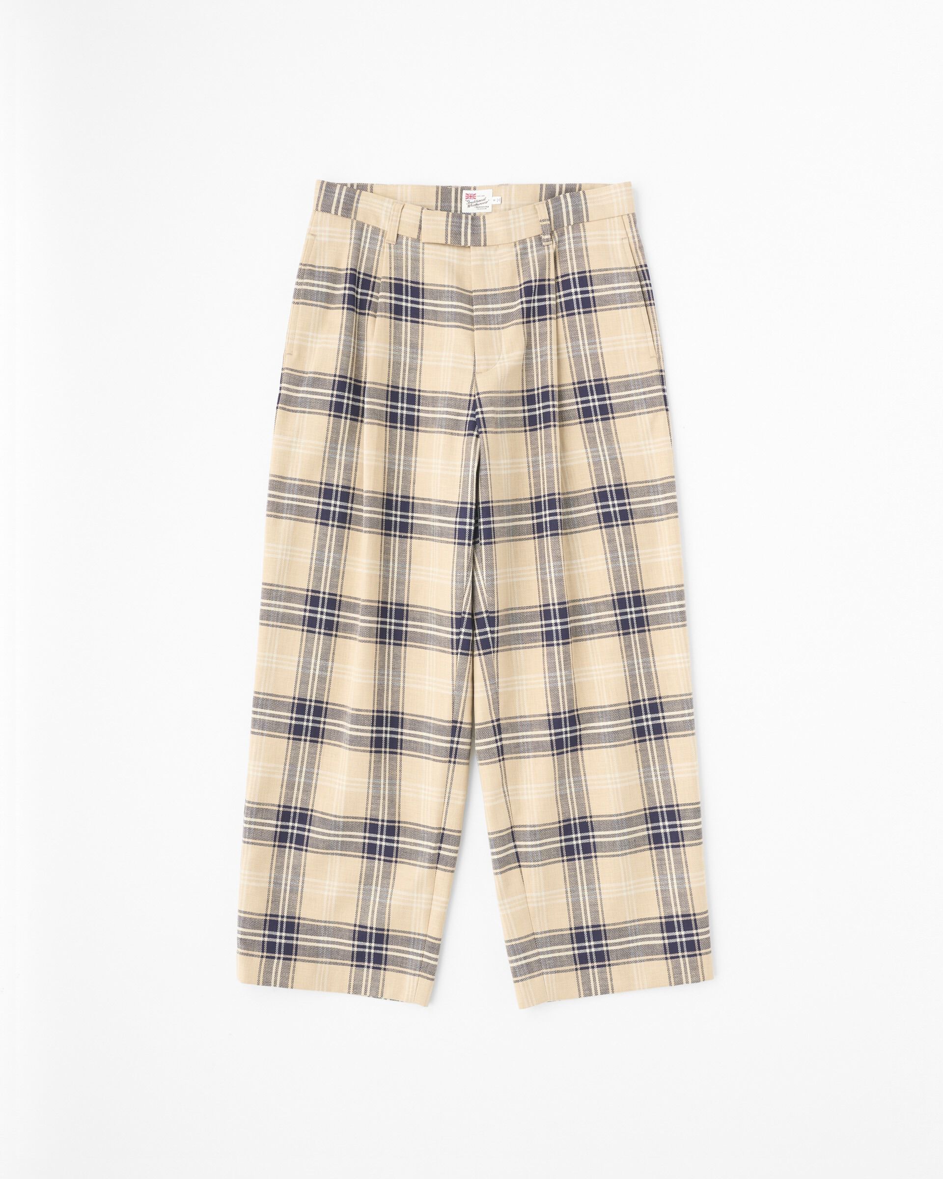 Traditional Weatherwear「UNIONSLACKS 102」|その他|ﾍﾞｰｼﾞｭ&times;ﾈｲﾋﾞｰﾁｪｯｸ
