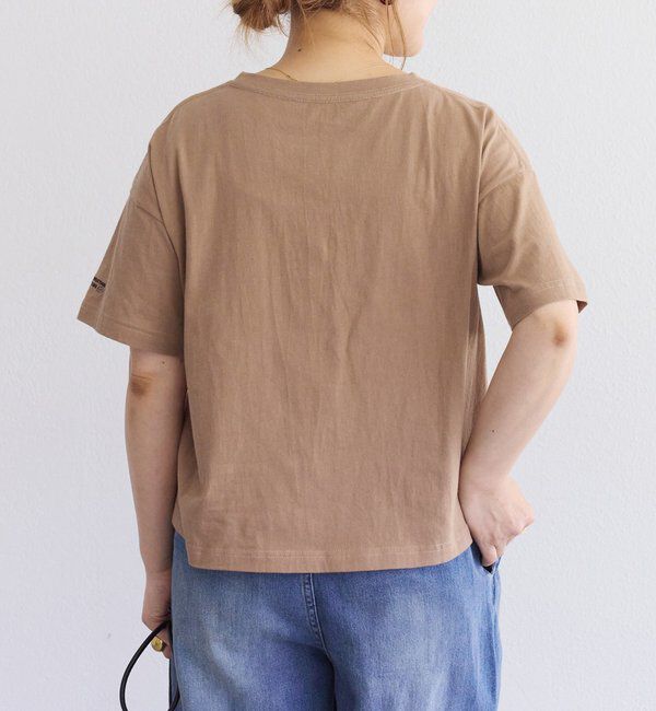  「【F&B】オーガニックコットンガーゼTシャツ」|プルオーバー|