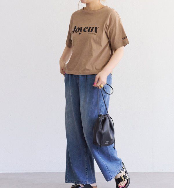  「【F&B】オーガニックコットンガーゼTシャツ」|プルオーバー|