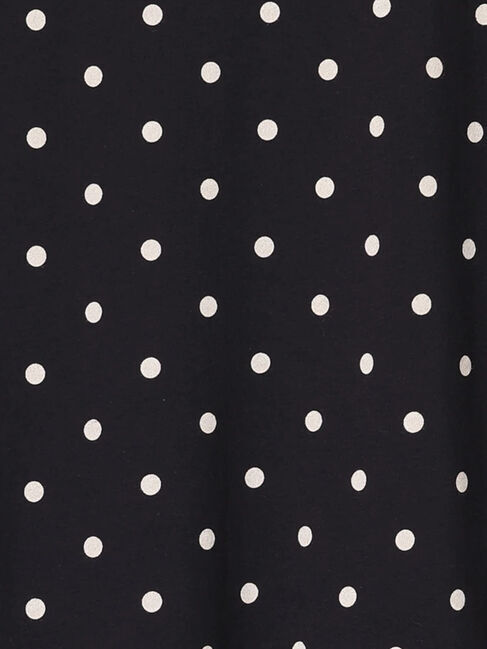 Samansa Mos2「【オーガニックコットン】ドット柄Tシャツ」|Tシャツ・カットソー|
