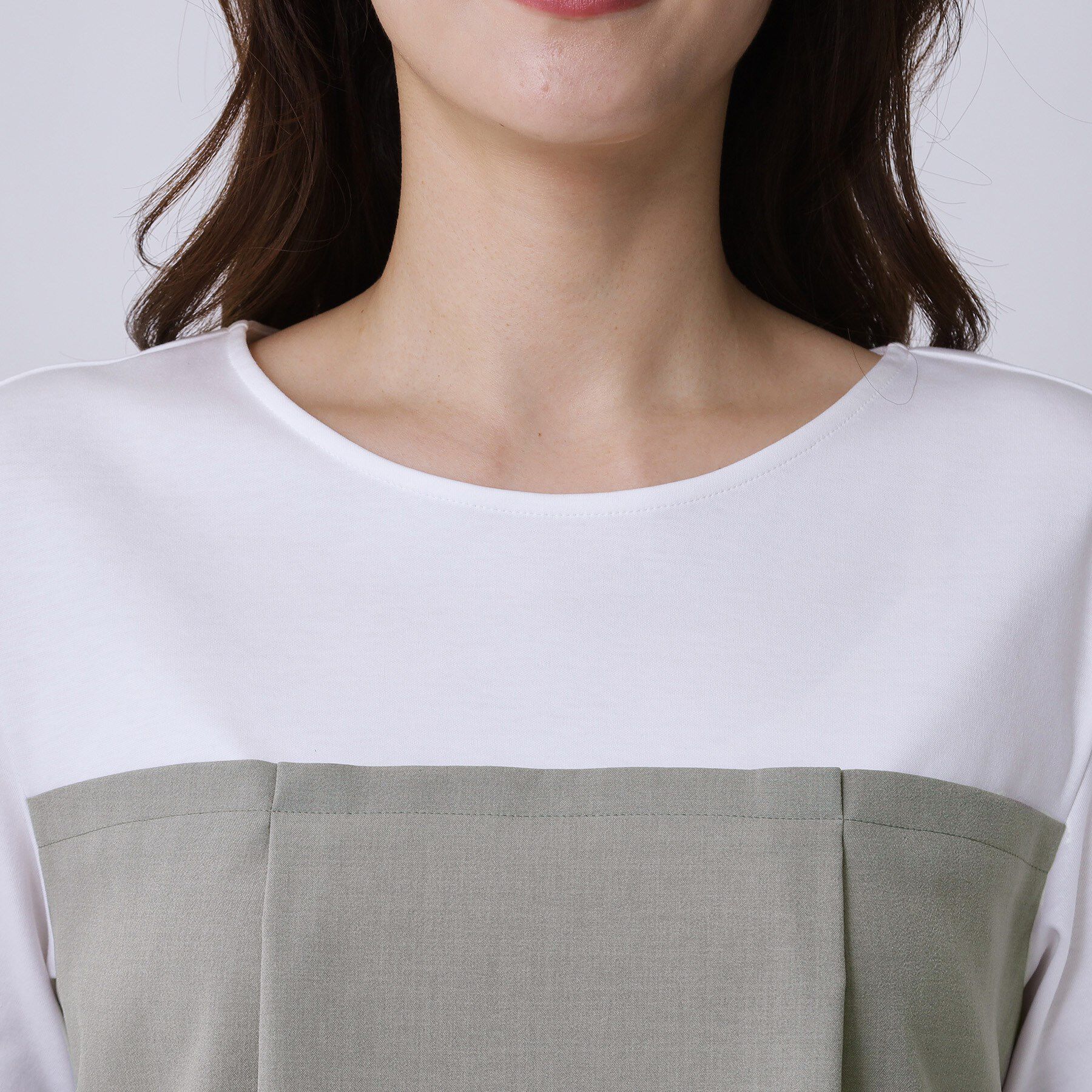 COUP DE CHANCE「【手洗い可】レイヤード風カットソー」|Tシャツ・カットソー|