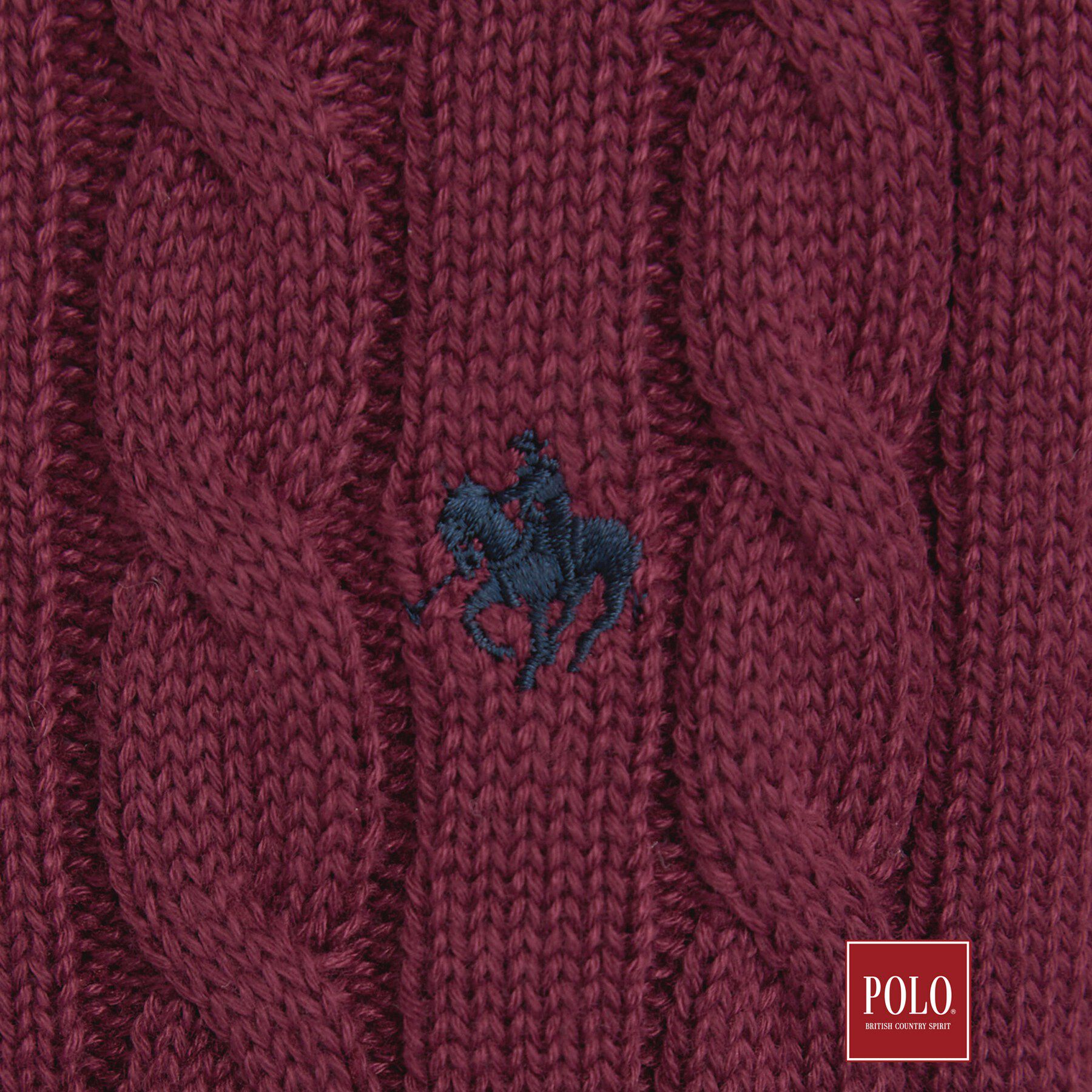THE SHOP TK「POLO BCS/ケーブル5分袖ニット」|ニット・セーター|