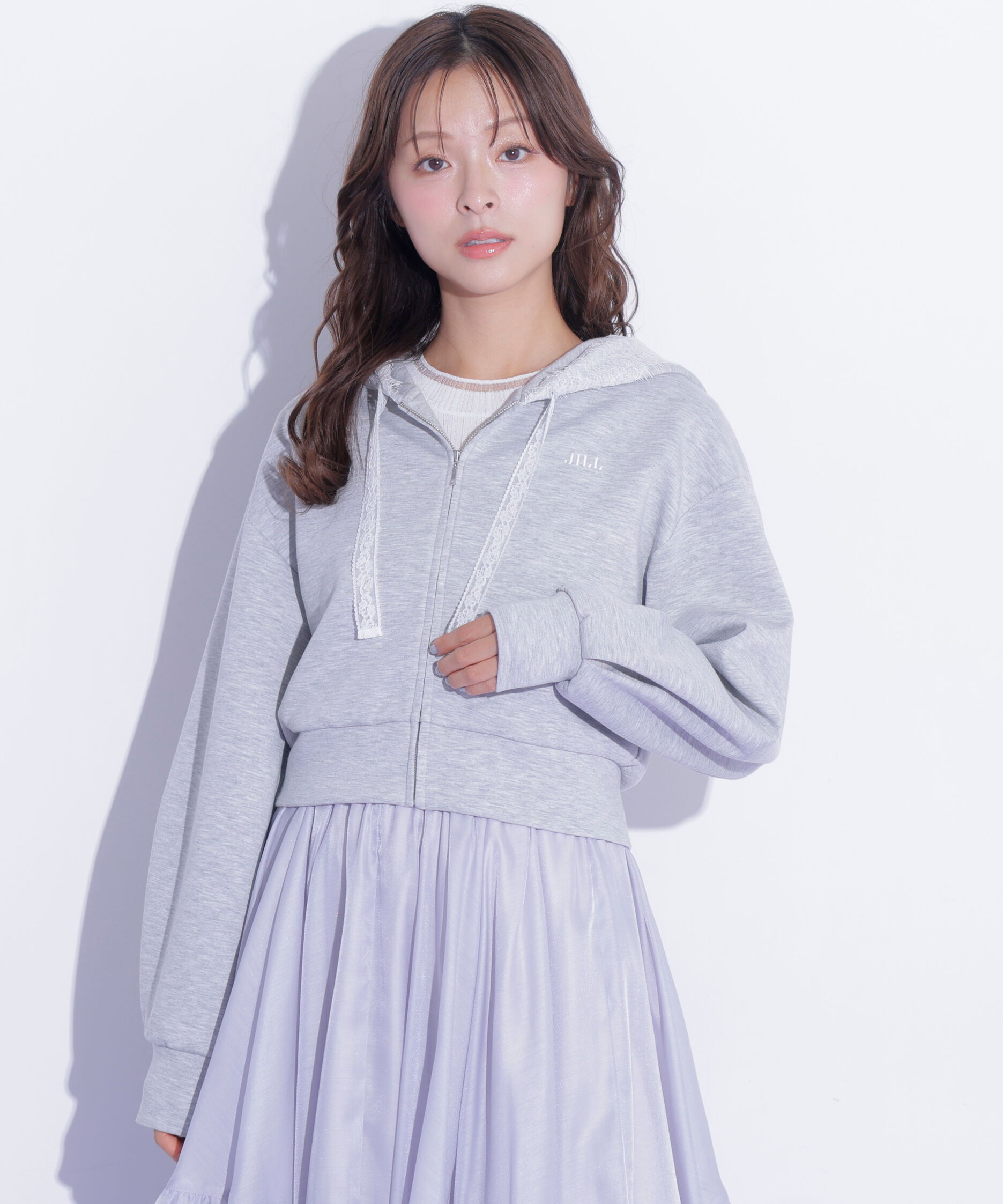  「レーストリムフーディー」|Tシャツ・カットソー|