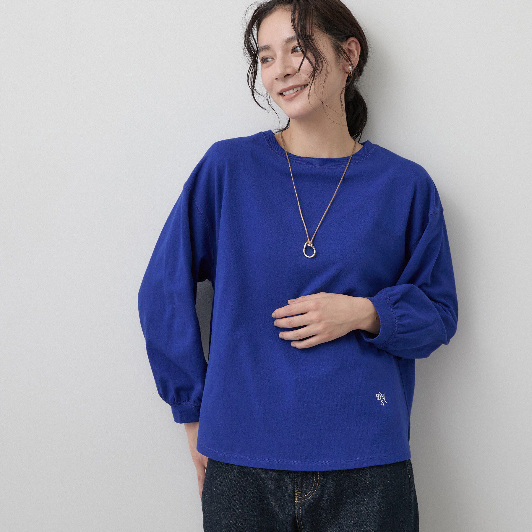 Dessin「バックヘンリーカットソー長袖」|Tシャツ・カットソー|