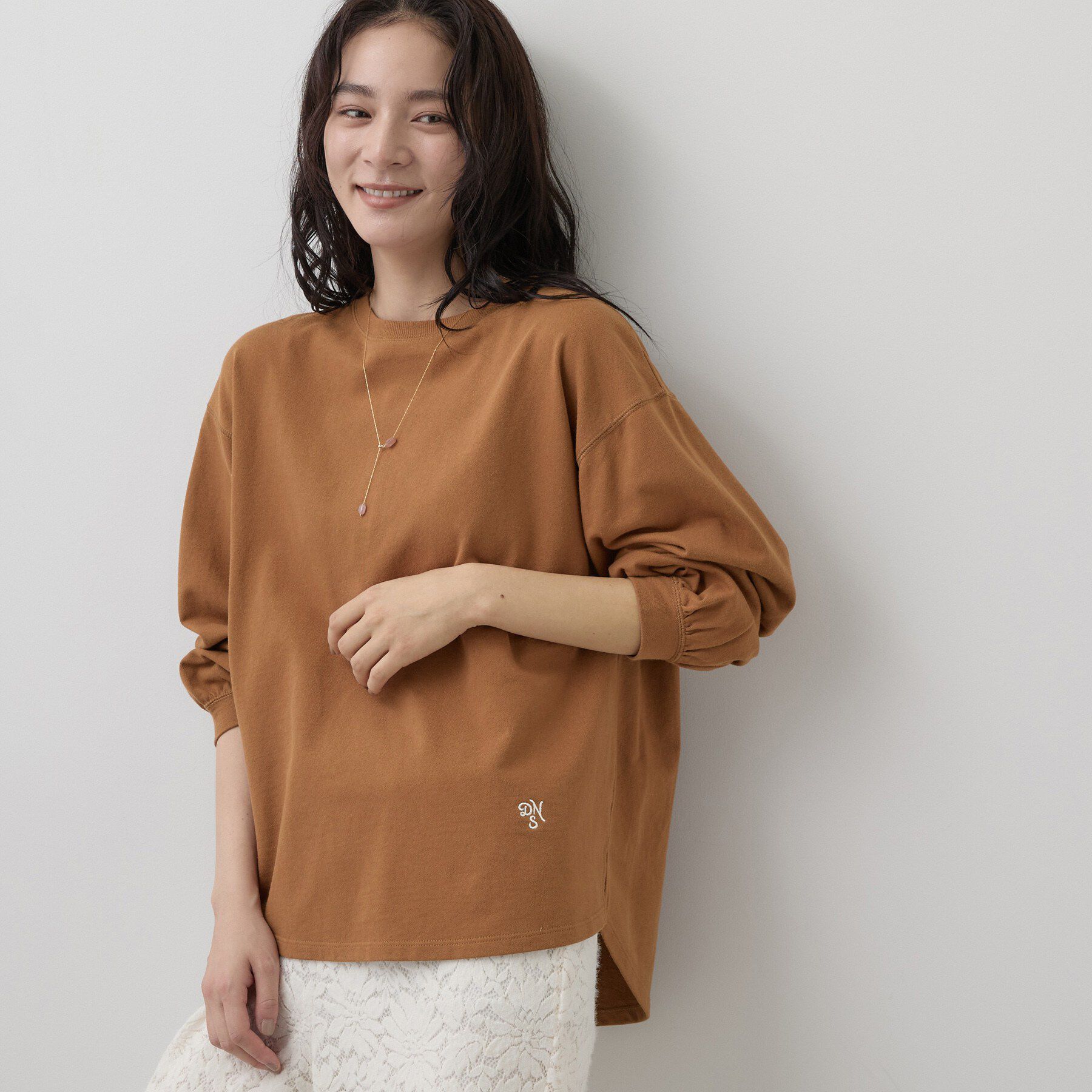 Dessin「バックヘンリーカットソー長袖」|Tシャツ・カットソー|
