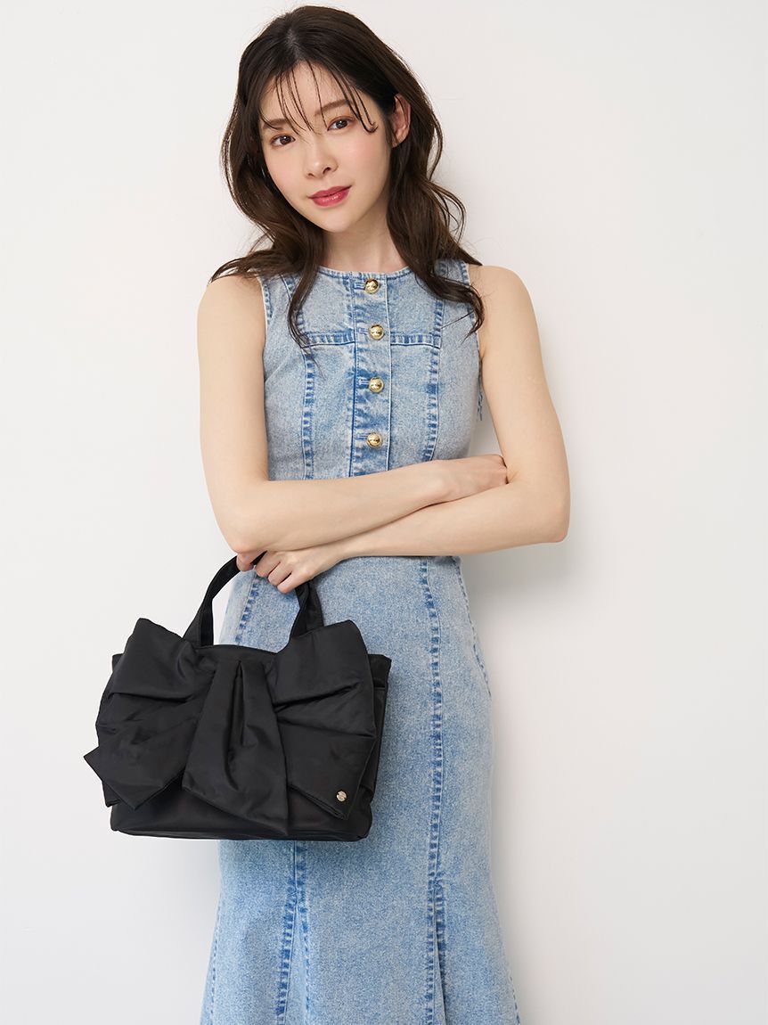 SNIDEL HOME「デザインリボンバッグ」|トートバッグ|