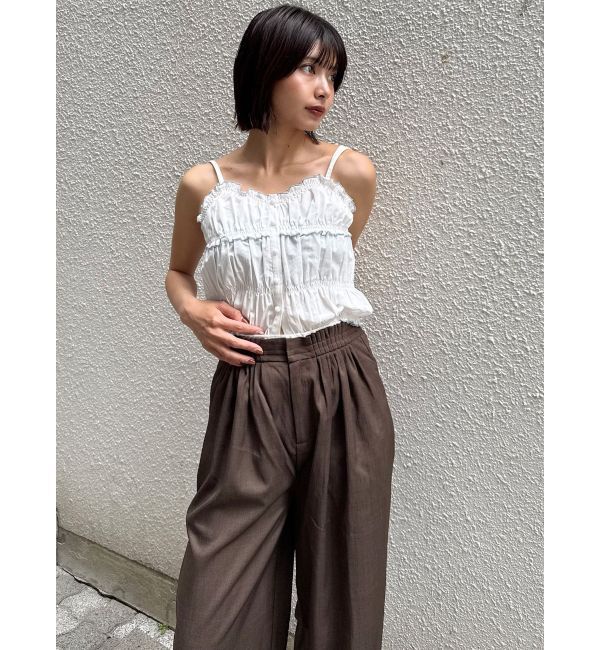 MURUA「メニータックワイドパンツ」|その他|