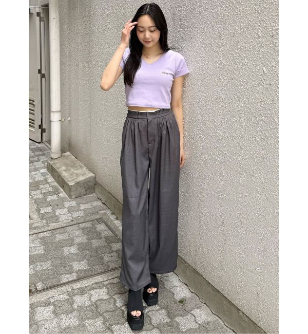 MURUA「メニータックワイドパンツ」|その他|
