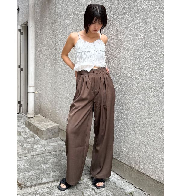 MURUA「メニータックワイドパンツ」|その他|