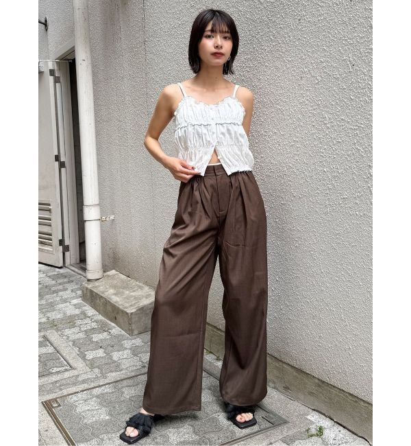 MURUA「メニータックワイドパンツ」|その他|