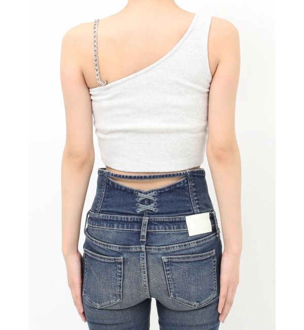 GYDA「Denim Symmetry GYDAワンショルチェーンタンクトップ」|タンクトップ|
