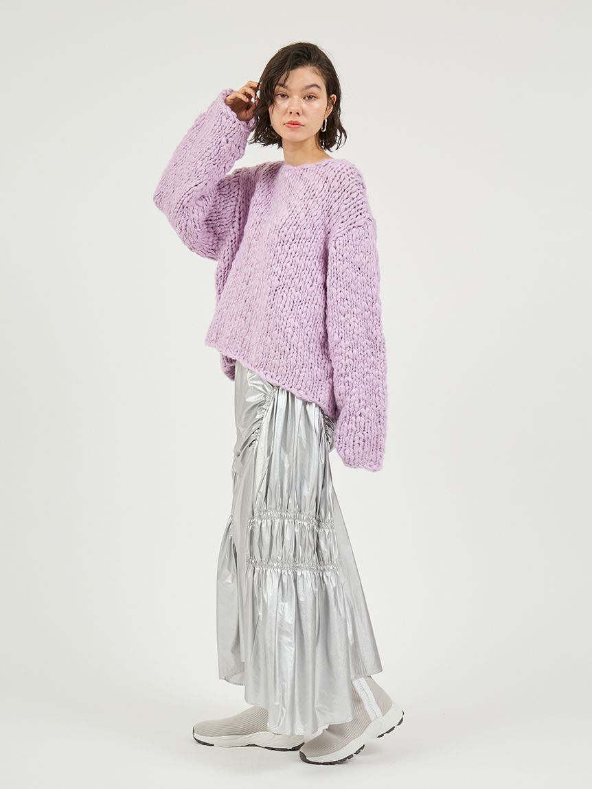 emmi atelier「ギャザーディテールボリュームスカート」|スカート|