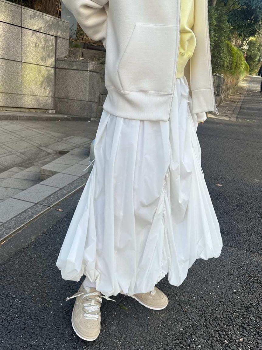 emmi atelier「ドロストバルーンスカート/撥水」|スカート|