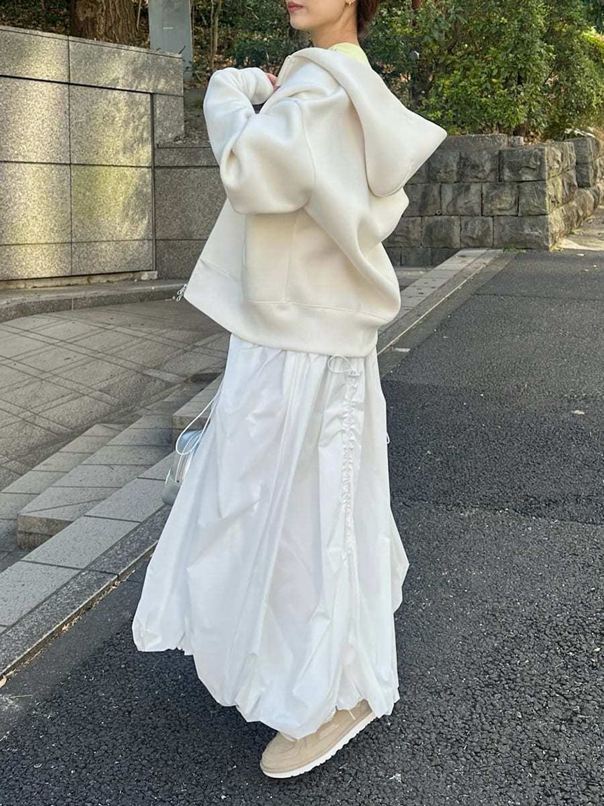 emmi atelier「ドロストバルーンスカート/撥水」|スカート|