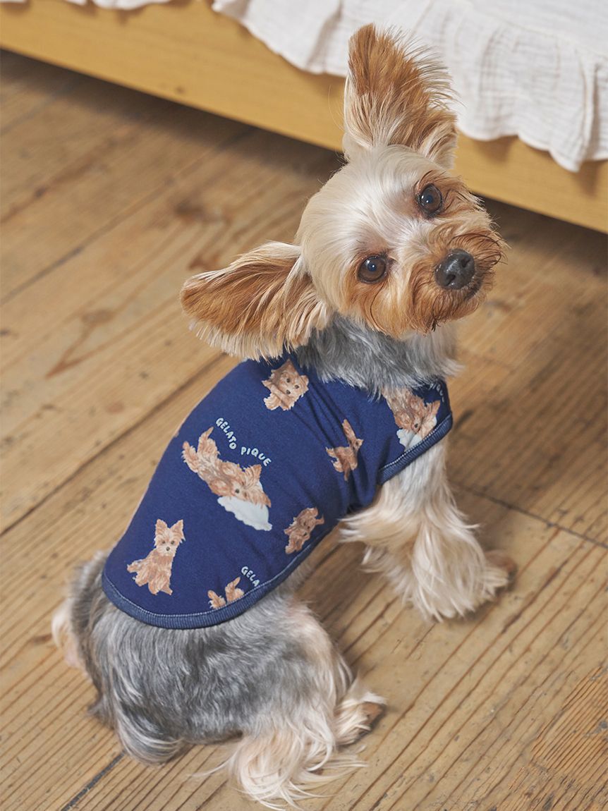  GELATO PIQUE CAT&DOG「【CAT&DOG】ヨークシャーテリア柄カットソープルオーバー」|その他|