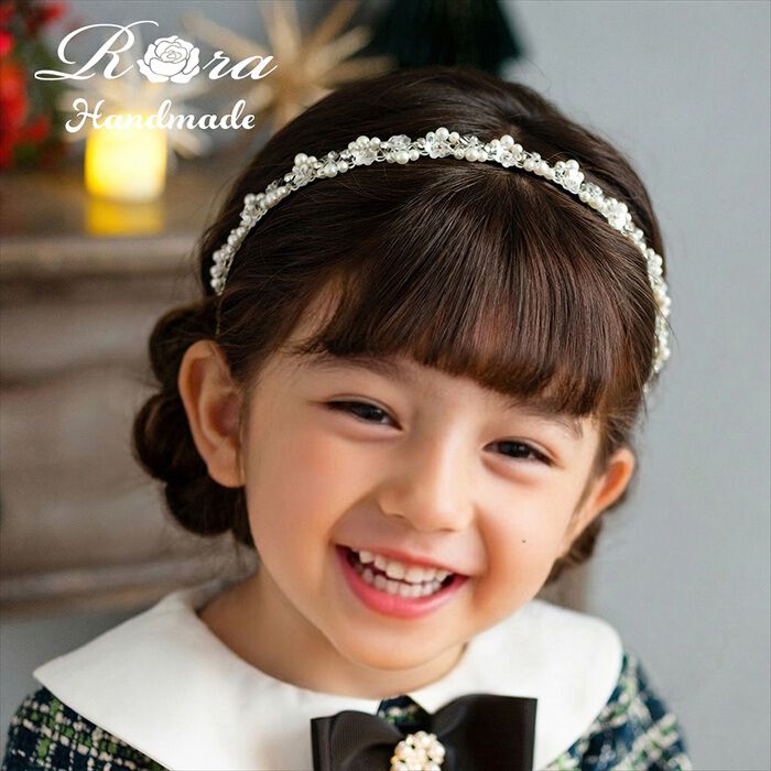 BACKYARD FAMILY「カチューシャ キッズ パール 通販 Rora ローラ ジュエリーパール 髪飾り 髪留め 髪どめ」|その他|
