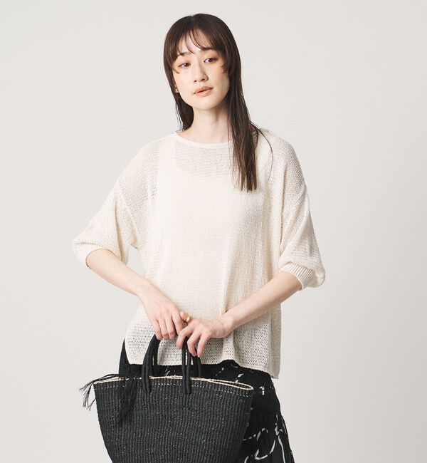 UNITED ARROWS「ペーパー プルオーバー ニット」|ニット・セーター|