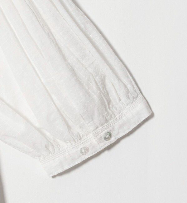 UNITED ARROWS「インディア ボイル チェック ブラウス」|シャツ・ブラウス|