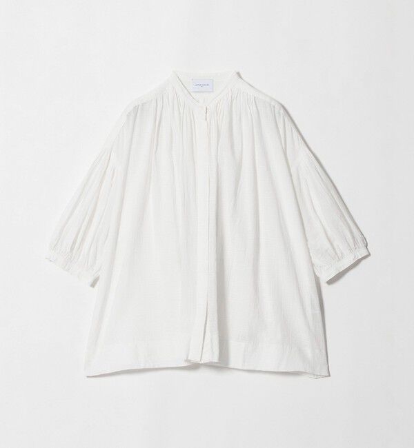 UNITED ARROWS「インディア ボイル チェック ブラウス」|シャツ・ブラウス|