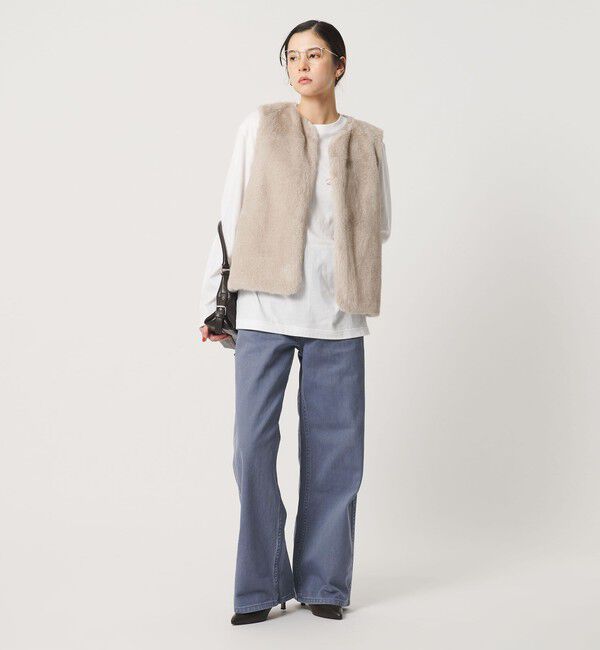 BEAUTY&YOUTH UNITED ARROWS「ポリエステル フェイクファー ベスト」|ベスト・ジレ|