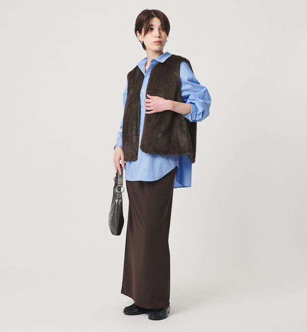 BEAUTY&YOUTH UNITED ARROWS「ポリエステル フェイクファー ベスト」|ベスト・ジレ|