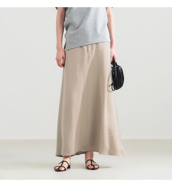 Demi-Luxe BEAMS 「キュプラ バックヨーク スカート」|スカート|