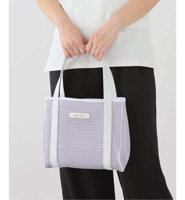IENA「《洗濯機洗い可》qbag paris/キューバッグ パリ NEST ZIP S バッグ」|トートバッグ|