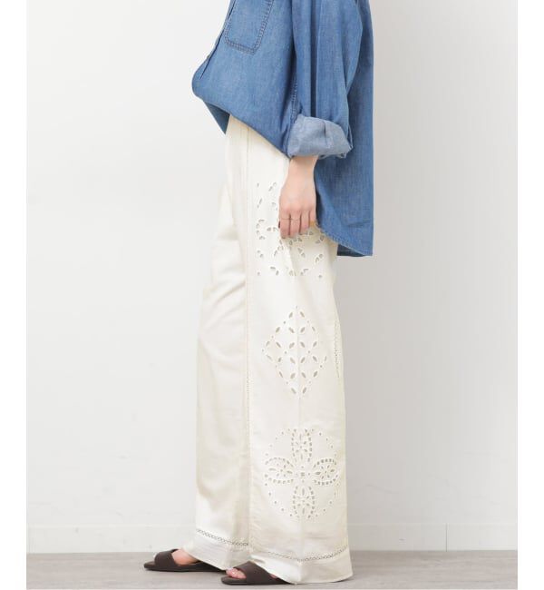 JOURNAL STANDARD relume「カットワークエンブロイダリーパンツ」|その他|ナチュラル