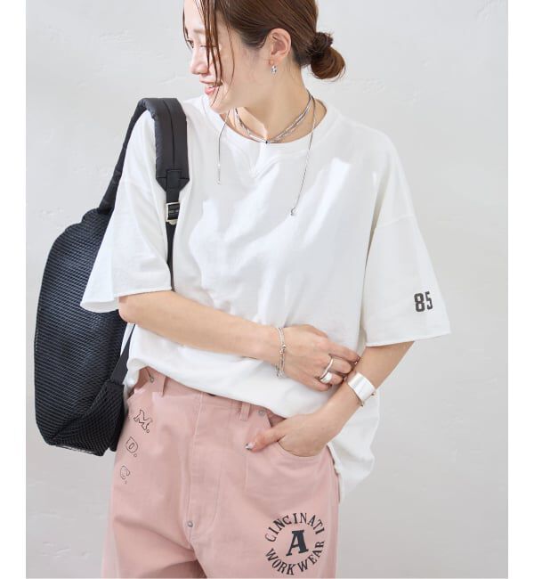JOURNAL STANDARD「別注【RIDING HIGH/ライディングハイ】 7.5ozインレーカットオフS/S TEE」|Tシャツ・カットソー|ホワイト