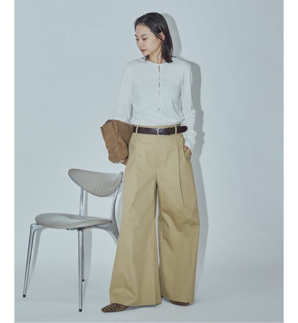 JOURNAL STANDARD「《予約》【ASIDE】 ヘンプコットンフライスヘンリー」|Tシャツ・カットソー|