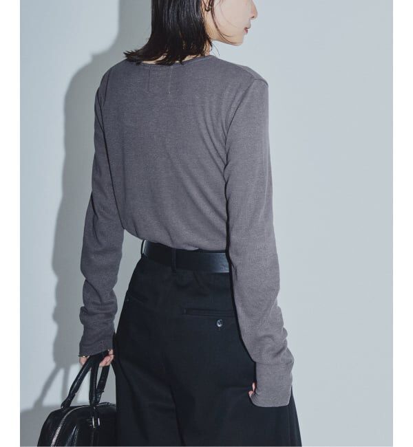 JOURNAL STANDARD「《予約》【ASIDE】 ヘンプコットンフライスヘンリー」|Tシャツ・カットソー|