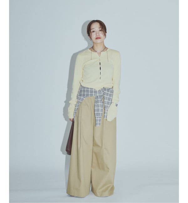 JOURNAL STANDARD「《予約》【ASIDE】 ヘンプコットンフライスヘンリー」|Tシャツ・カットソー|
