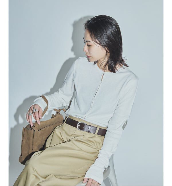JOURNAL STANDARD「《予約》【ASIDE】 ヘンプコットンフライスヘンリー」|Tシャツ・カットソー|