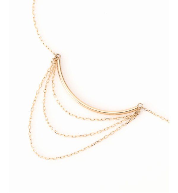 Lilas by Spick&Span「3チェーンネックレス K10」|ネックレス|