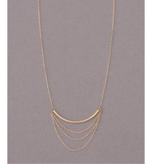 Lilas by Spick&Span「3チェーンネックレス K10」|ネックレス|