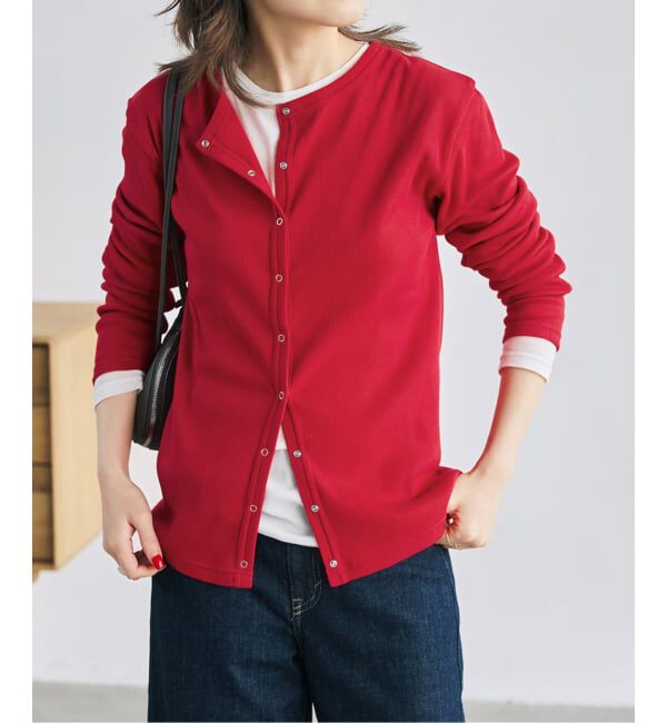 Spick and Span「《2枚セット / 予約》カーデ*ロンTレイヤードジャージ」|Tシャツ・カットソー|