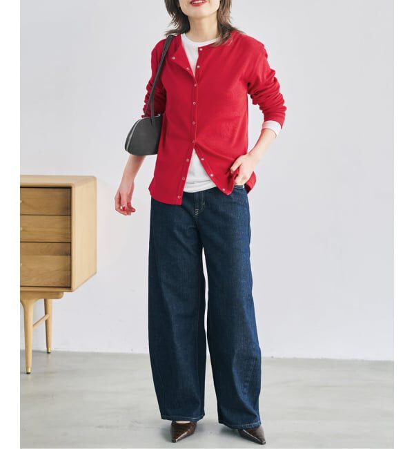 Spick and Span「《2枚セット / 予約》カーデ*ロンTレイヤードジャージ」|Tシャツ・カットソー|