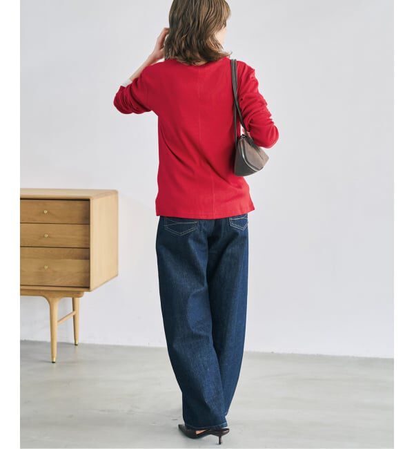 Spick and Span「《2枚セット / 予約》カーデ*ロンTレイヤードジャージ」|Tシャツ・カットソー|