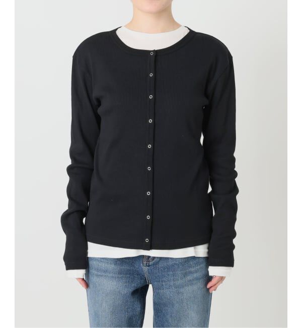 Spick and Span「《2枚セット / 予約》カーデ*ロンTレイヤードジャージ」|Tシャツ・カットソー|