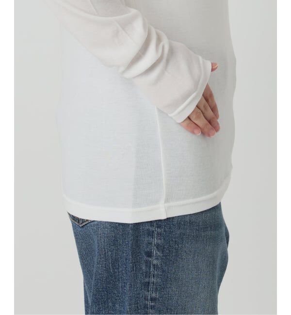Spick and Span「《2枚セット / 予約》カーデ*ロンTレイヤードジャージ」|Tシャツ・カットソー|