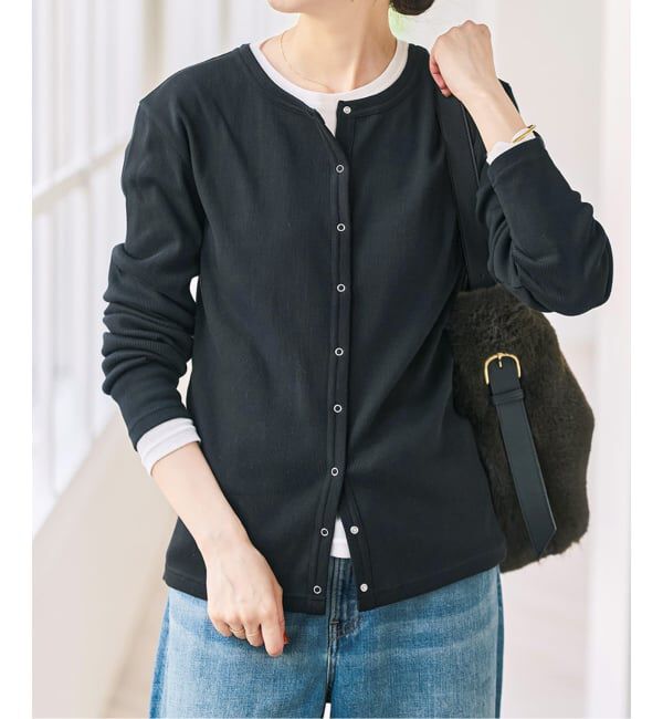 Spick and Span「《2枚セット / 予約》カーデ*ロンTレイヤードジャージ」|Tシャツ・カットソー|