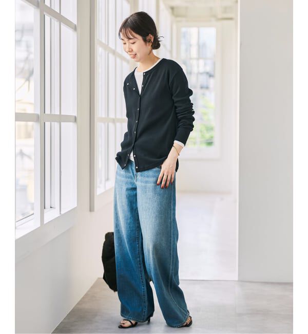 Spick and Span「《2枚セット / 予約》カーデ*ロンTレイヤードジャージ」|Tシャツ・カットソー|